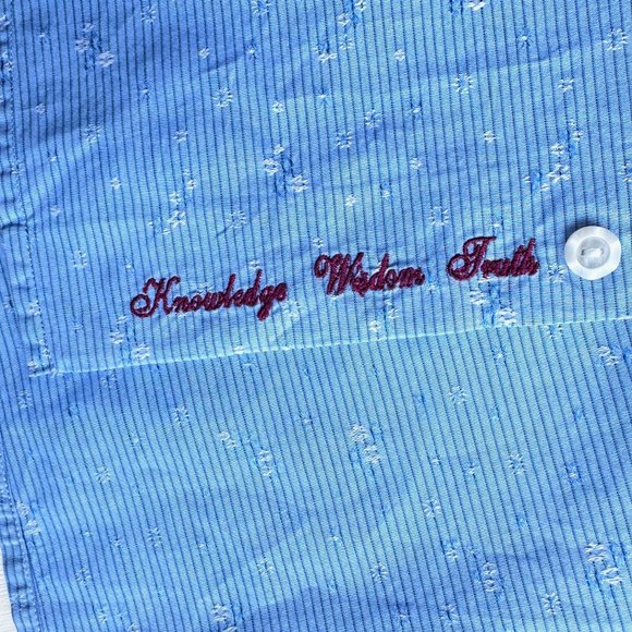 ROBERT GRAHAM made in India Blue 100% cotton Mens Shirt - Medium - Picture 10 of 11